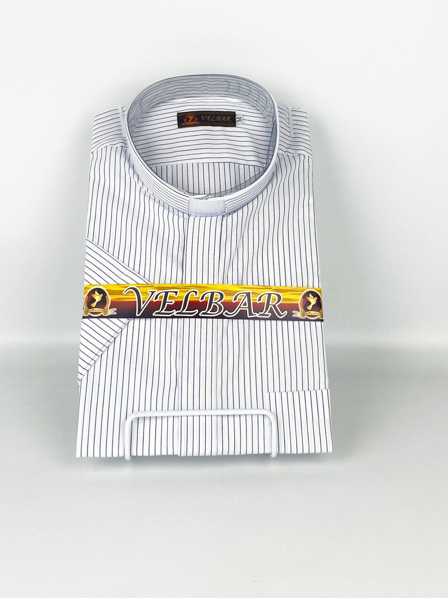 Camisa Clerical con lineas negras