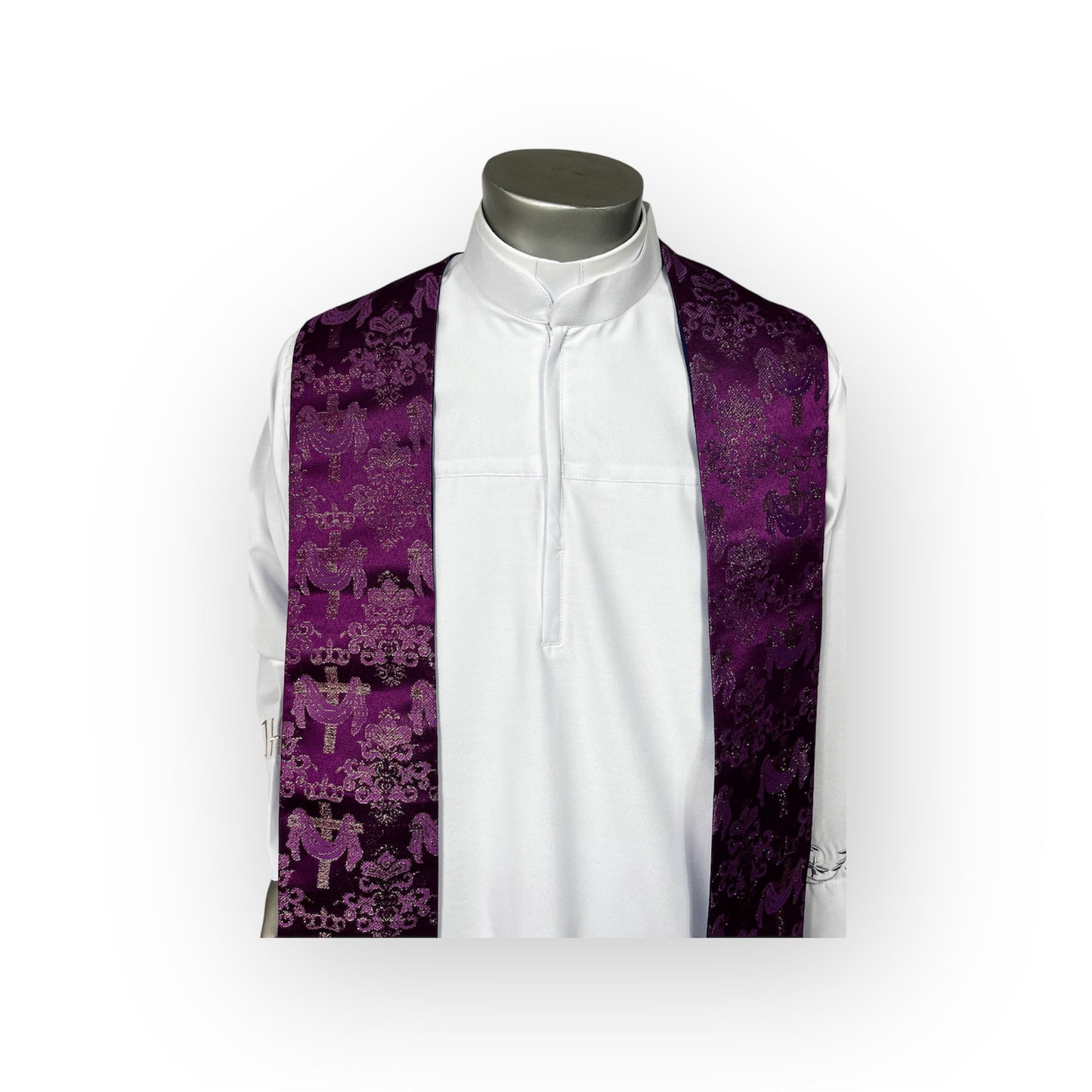 Casulla satín italiano, morada