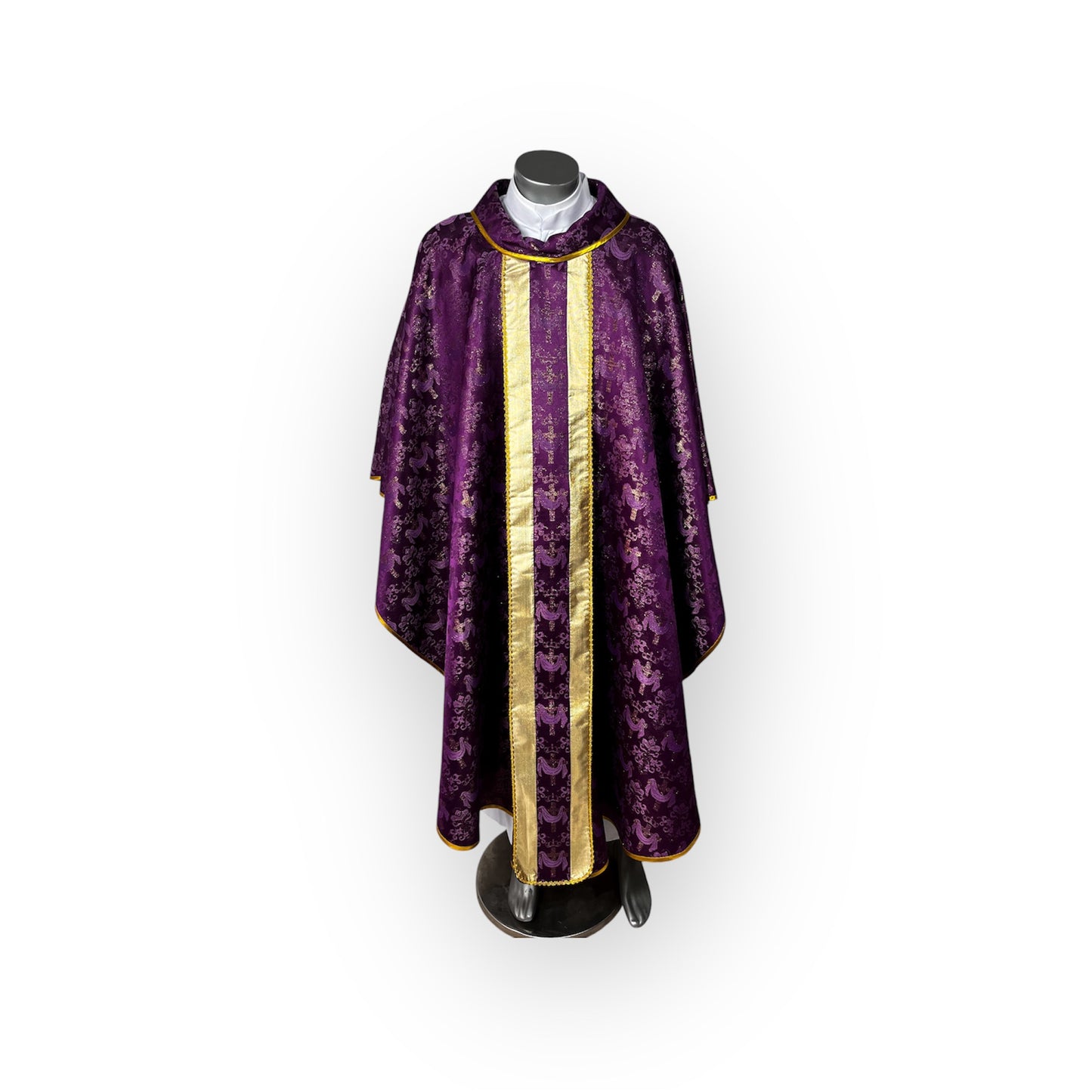 Casulla satín italiano, morada