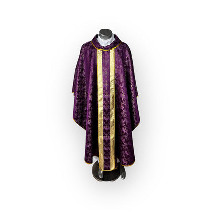 Casulla satín italiano, morada