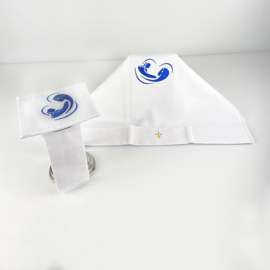 Kit de consagración blanco mariano