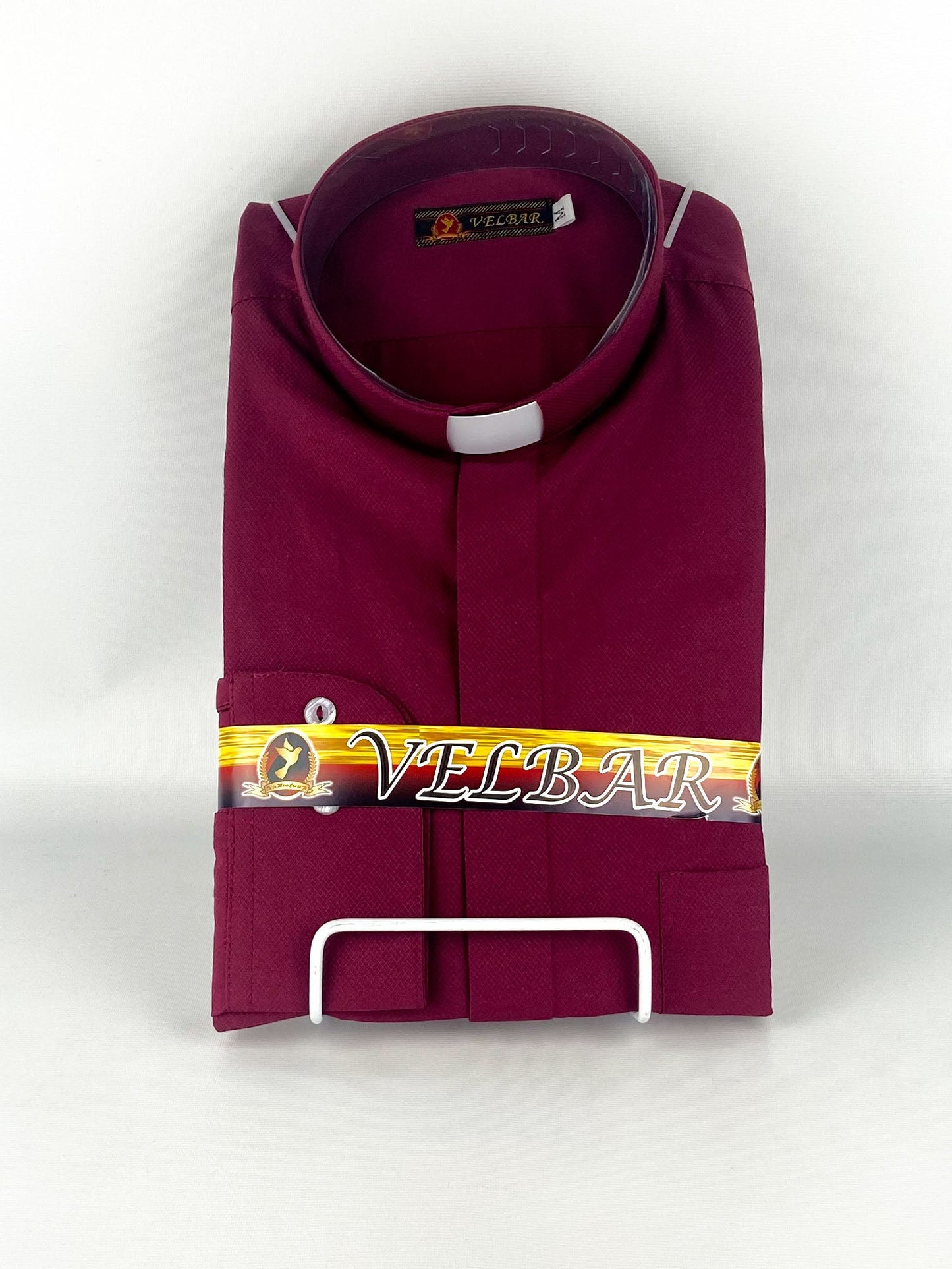Camisa Cleroja roja vino tinto