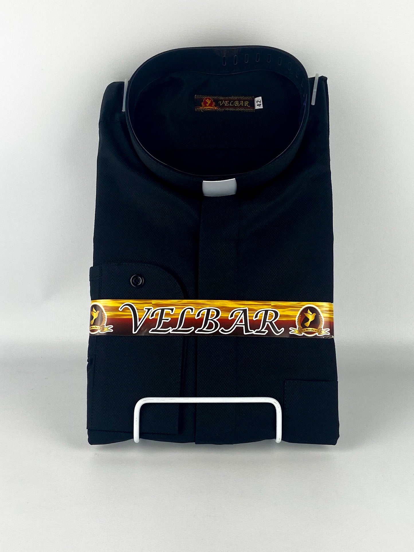Camisa Clerical Negra